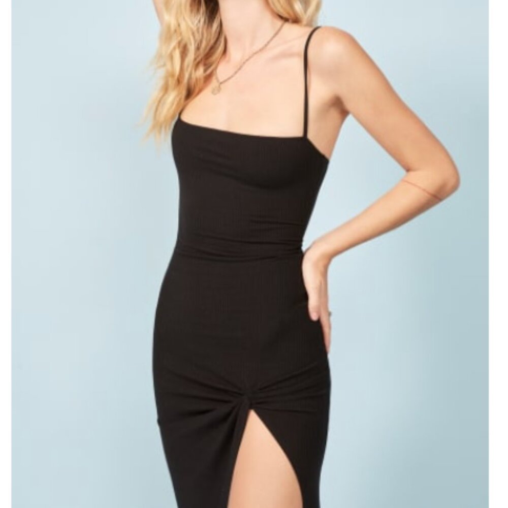 Reformation Black Dress - Medium